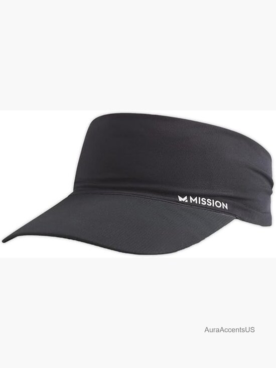 Cooling Stretchy Visor with UPF 50 Sun Protection, No Slip Band, Unisex Hat for main image 6